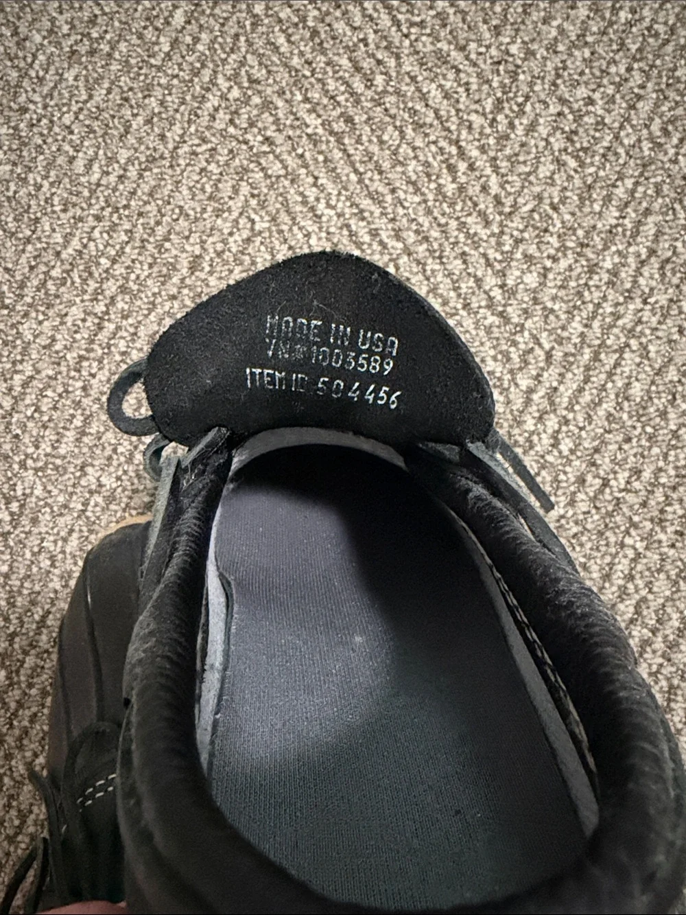L.L. Bean Black womens Duck Shoes with Gum-Color Sole